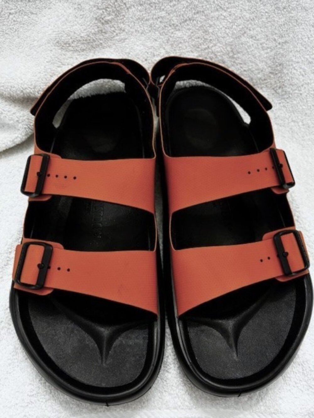 Birkenstock Mogami Terra sandals in Burnt Orange NWOT Men's Size 13